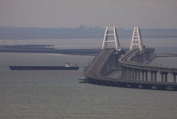 Two dead after blasts reported at Crimea Bridge, key Russian supply line